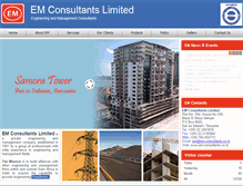 Tablet Screenshot of em-consultants.co.tz